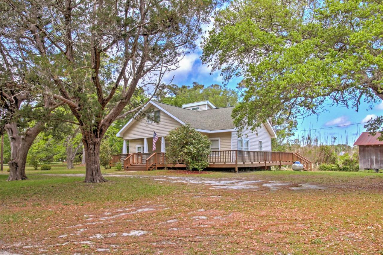 Secluded And Quiet Coastal Home 1 Mile To Boat Ramp Sealevel Exterior foto