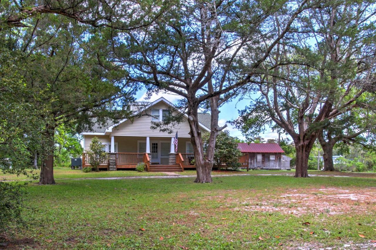Secluded And Quiet Coastal Home 1 Mile To Boat Ramp Sealevel Exterior foto